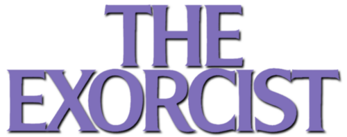 薄い紫字で「THE EXORCIST」